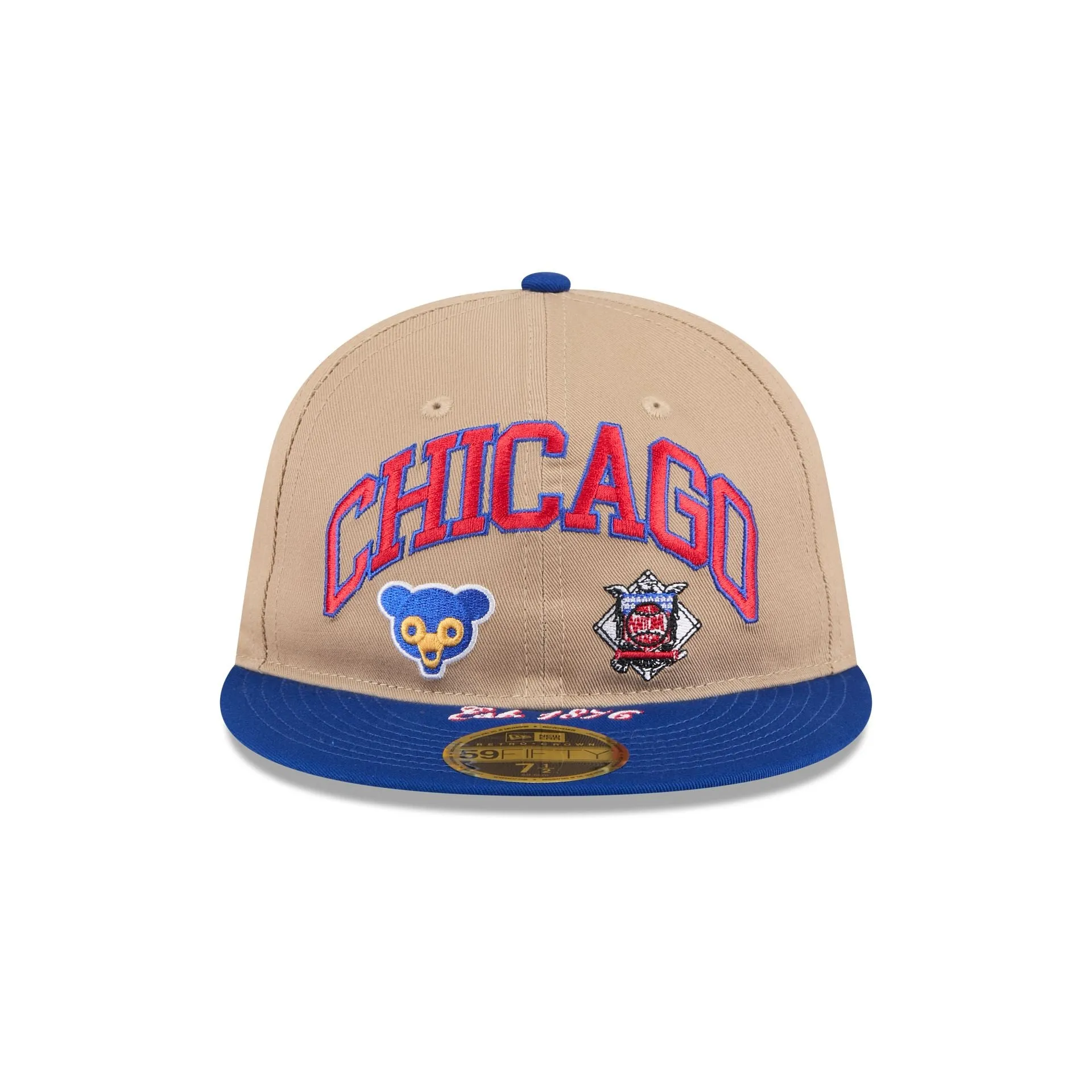 Chicago Cubs Camel Retro Crown 59FIFTY Fitted Hat sold by New Era product image thumbnail 2