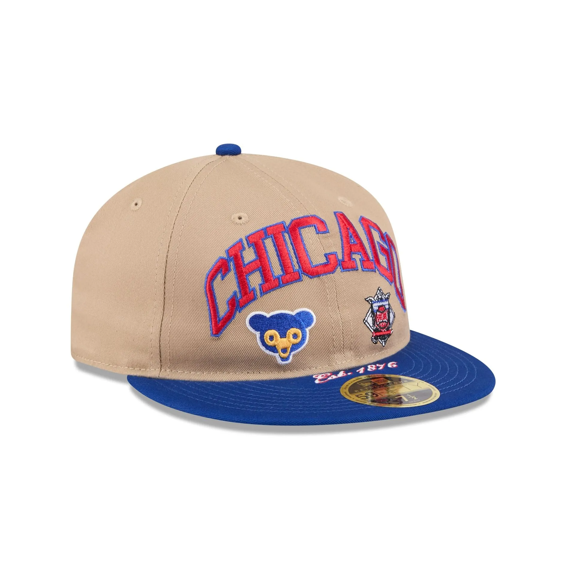 Chicago Cubs Camel Retro Crown 59FIFTY Fitted Hat sold by New Era product image thumbnail 3