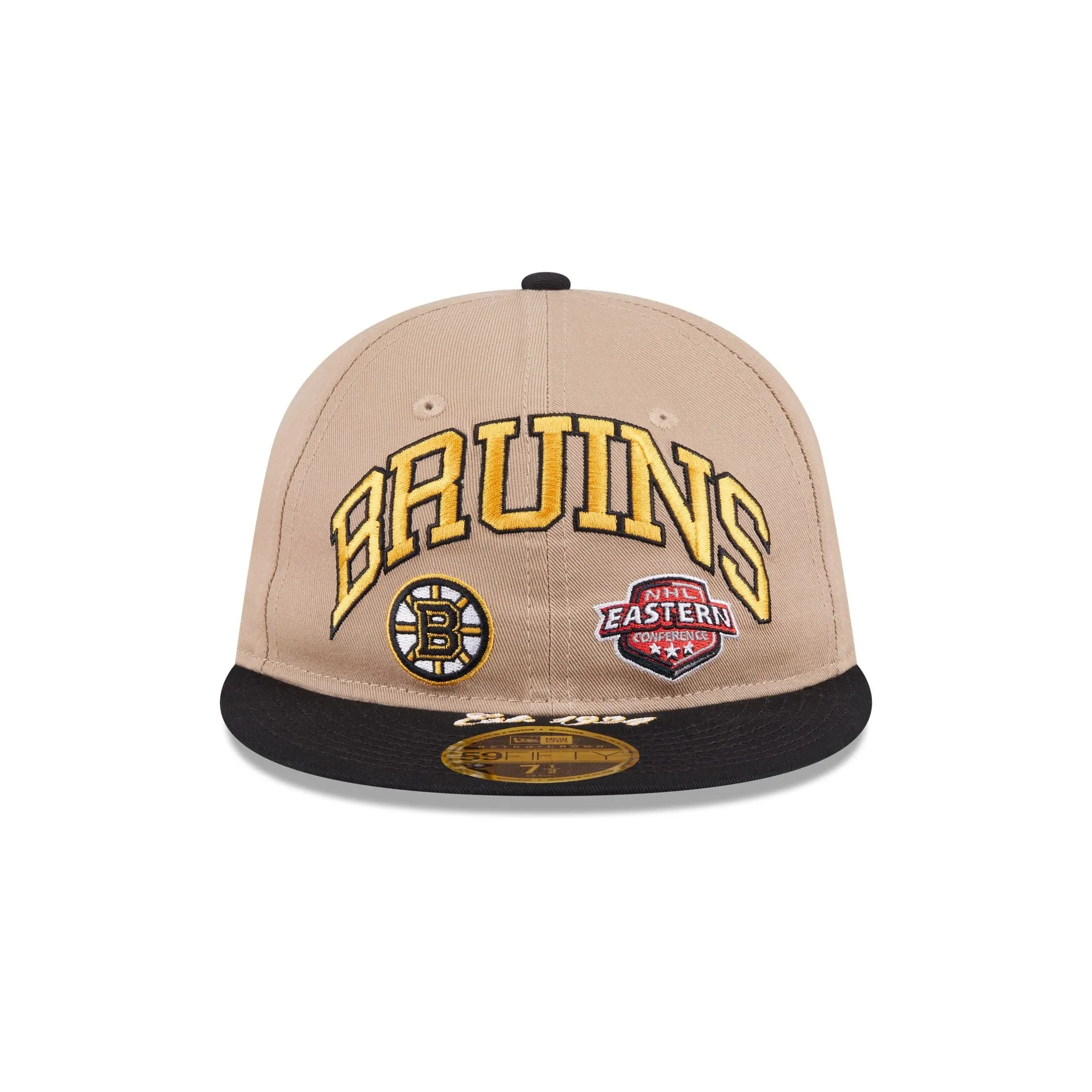 Boston Bruins Camel Retro Crown 59FIFTY Fitted Hat sold by New Era product image thumbnail 2