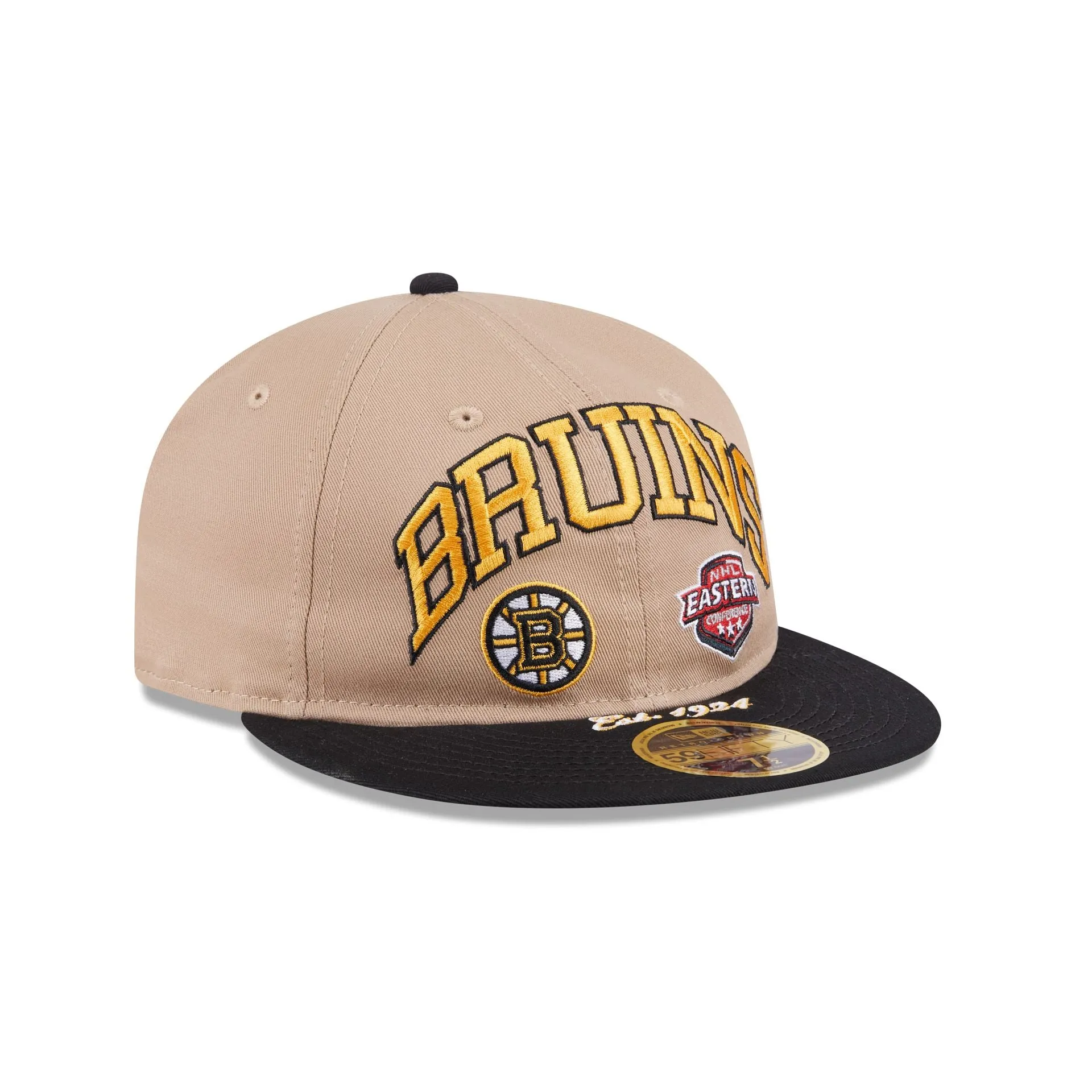 Boston Bruins Camel Retro Crown 59FIFTY Fitted Hat sold by New Era product image thumbnail 3