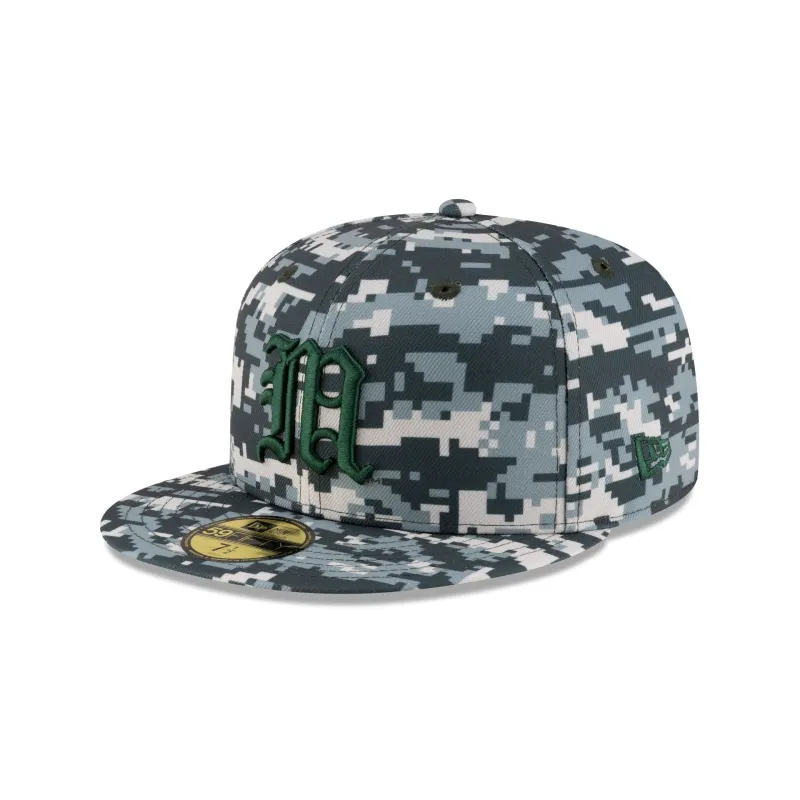Miami Hurricanes Digi Camo 59FIFTY Fitted Hat sold by New Era