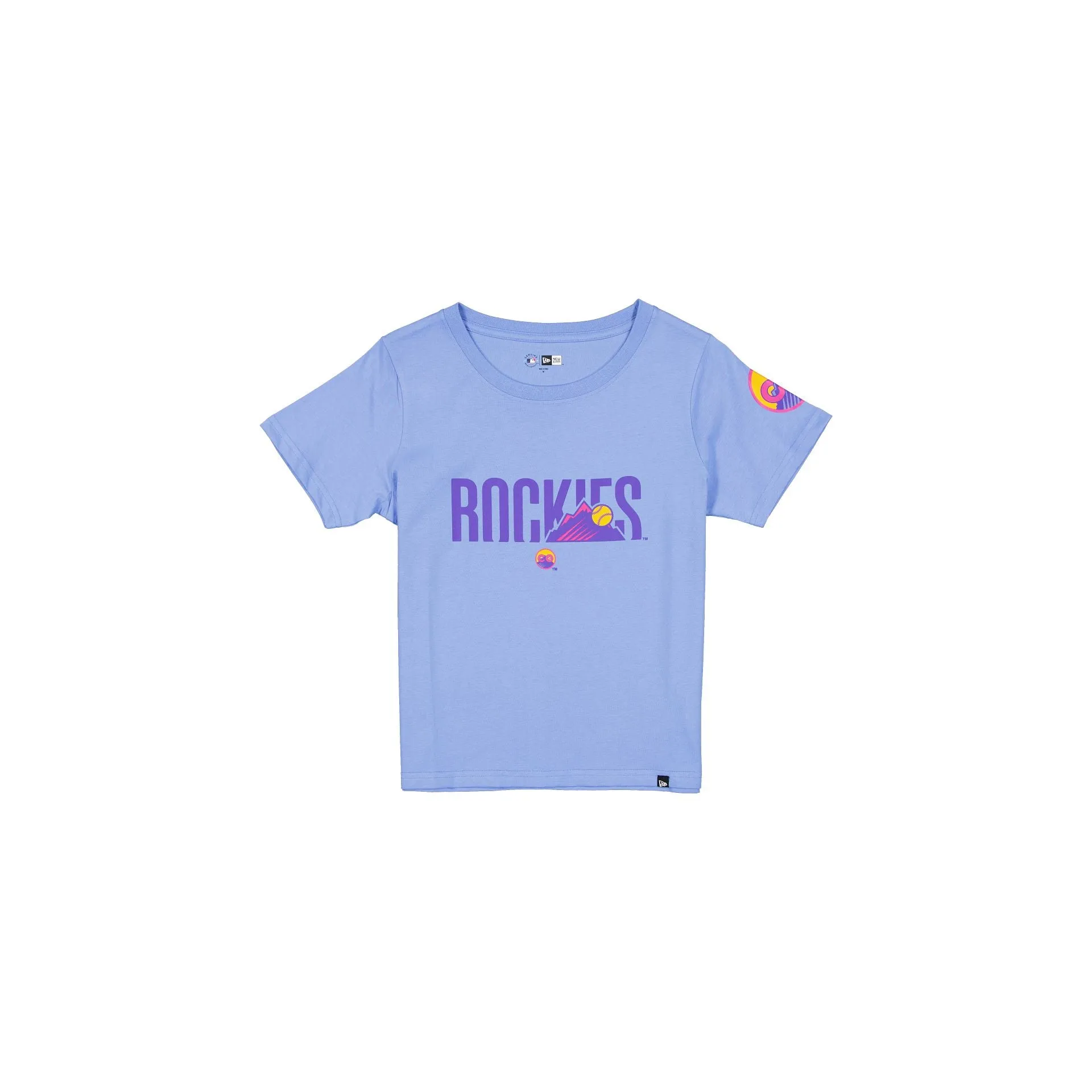Colorado Rockies City Connect Women's Pastel Blue T-Shirt sold by New Era