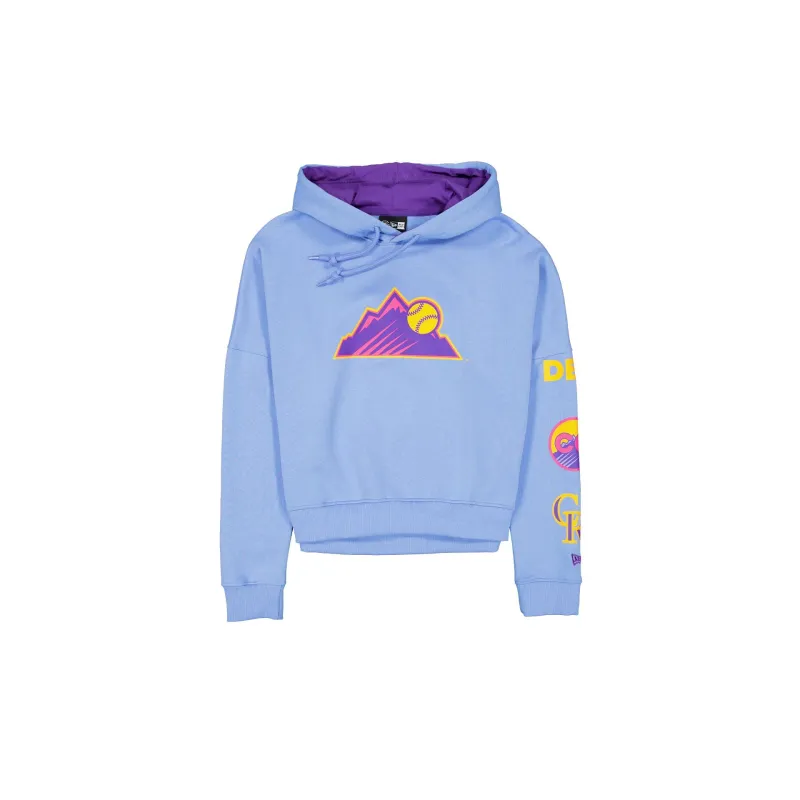 Colorado Rockies City Connect Women's Pastel Blue Hoodie sold by New Era