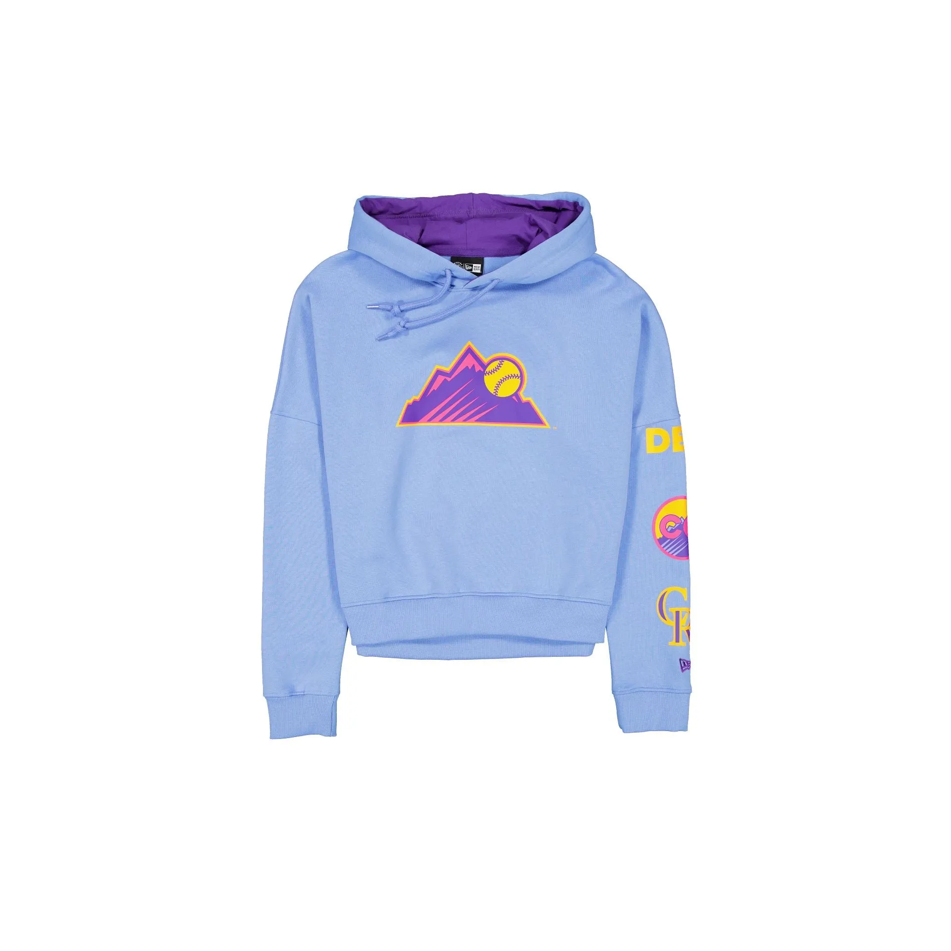 Colorado Rockies City Connect Women's Pastel Blue Hoodie sold by New Era