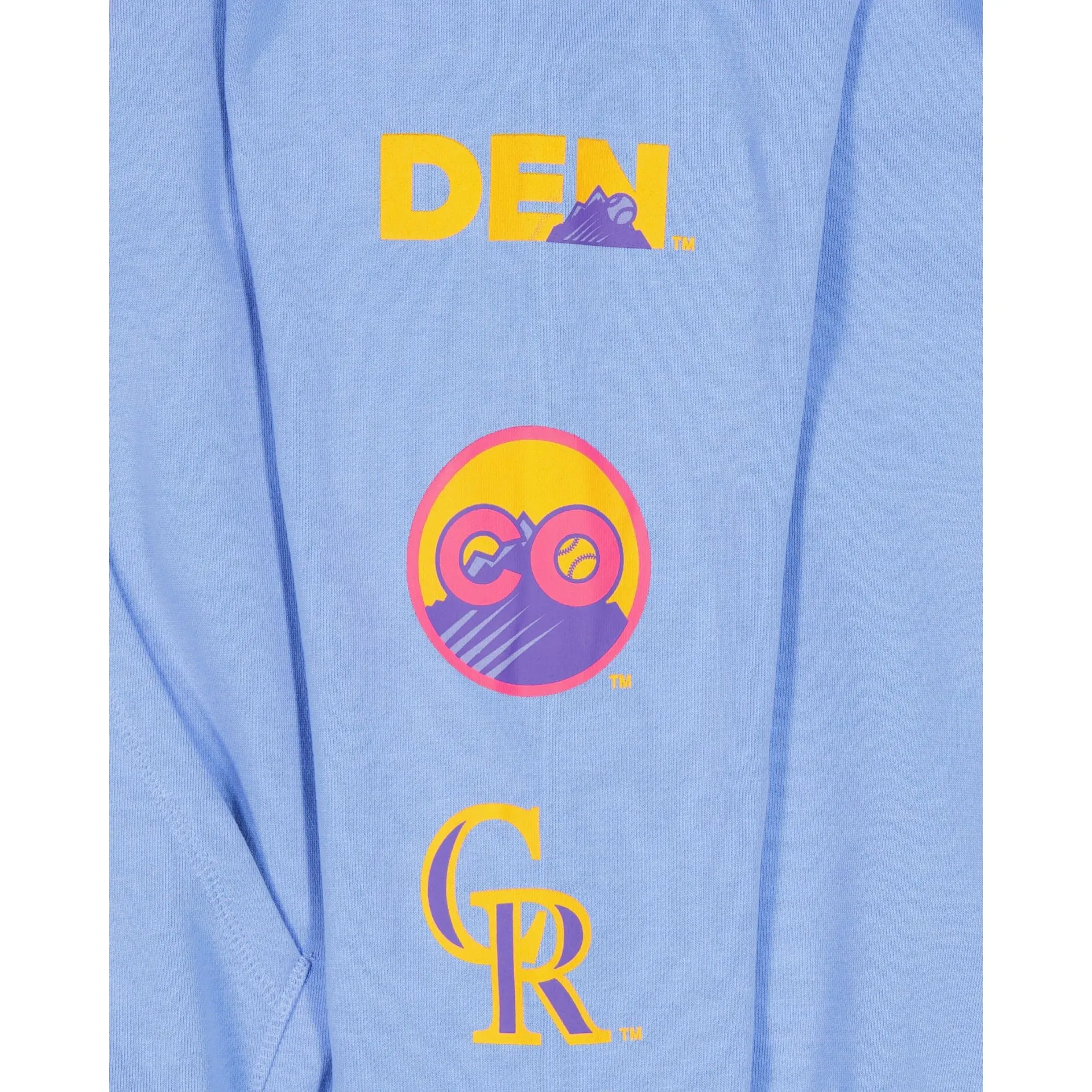 Colorado Rockies City Connect Pastel Blue Hoodie sold by New Era product image thumbnail 3
