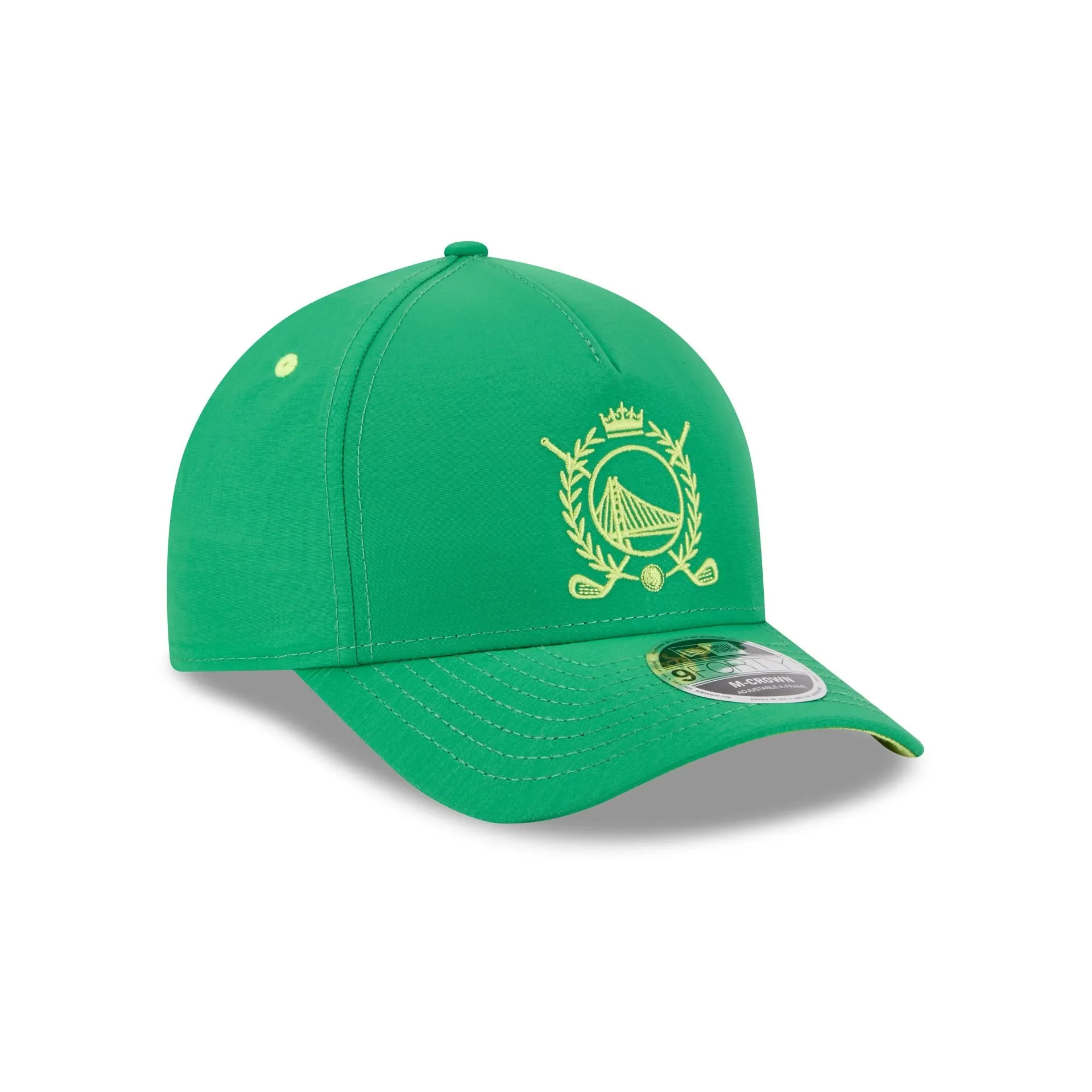 Golden State Warriors Tee Time 9FORTY M-Crown A-Frame Snapback Hat sold by New Era product image thumbnail 3