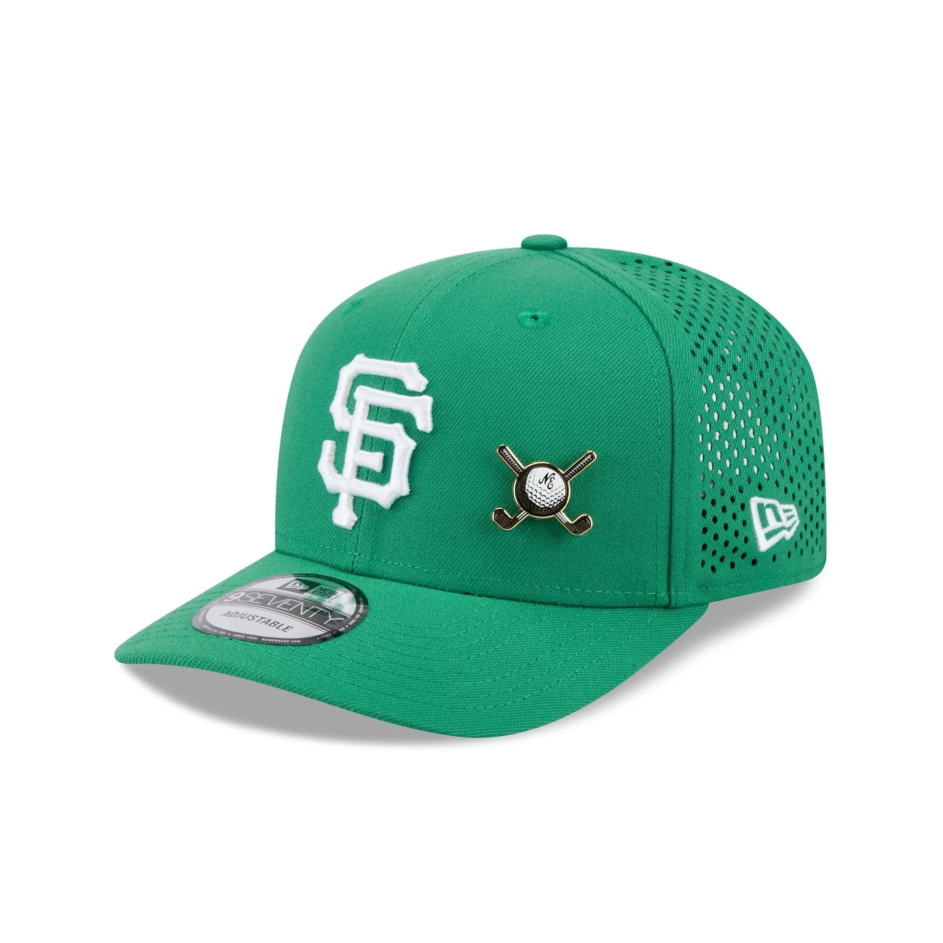 San Francisco Giants Tee Time 9SEVENTY Trucker Hat sold by New Era