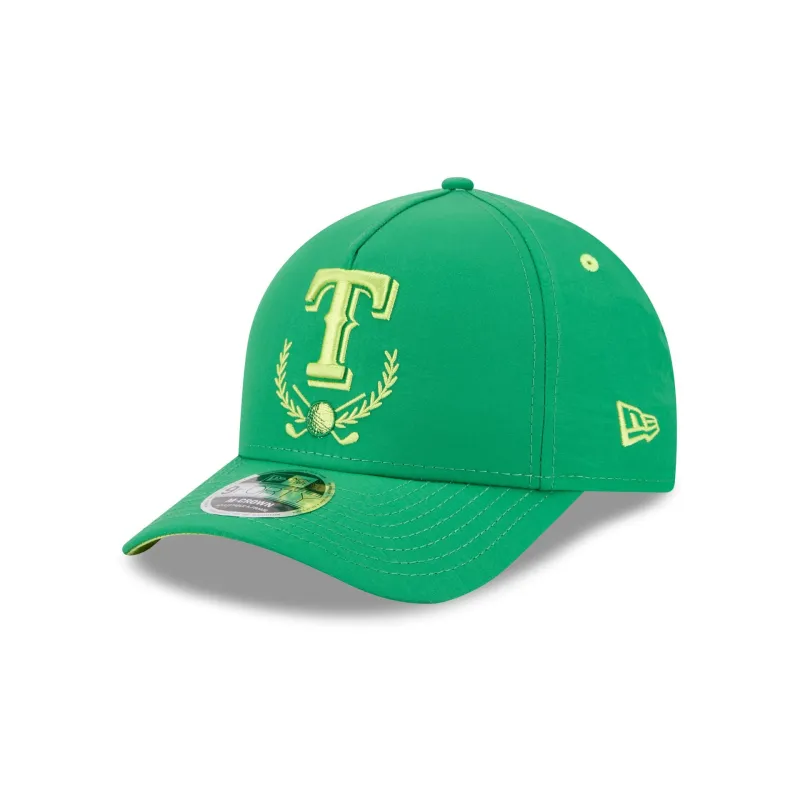 Texas Rangers Tee Time 9FORTY M-Crown A-Frame Snapback Hat sold by New Era