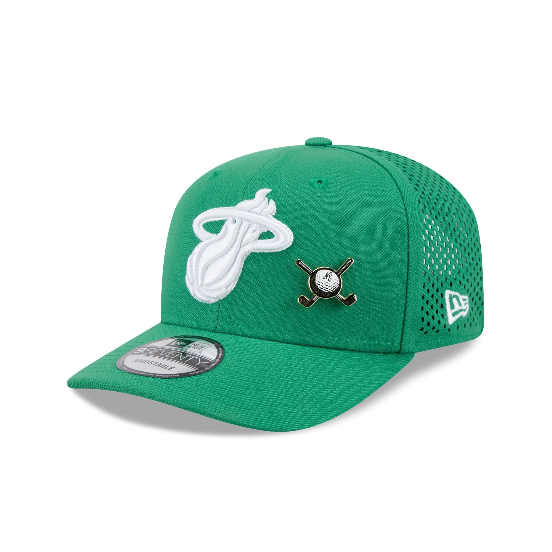 Miami Heat Tee Time 9SEVENTY Trucker Hat sold by New Era