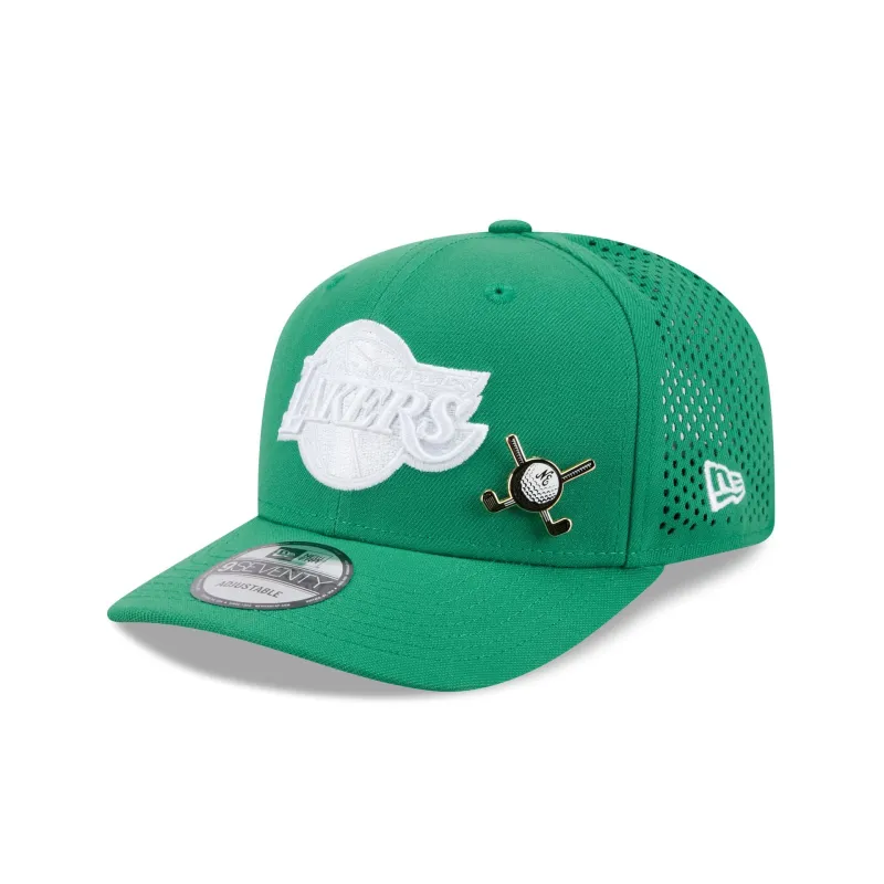 Los Angeles Lakers Tee Time 9SEVENTY Trucker Hat sold by New Era