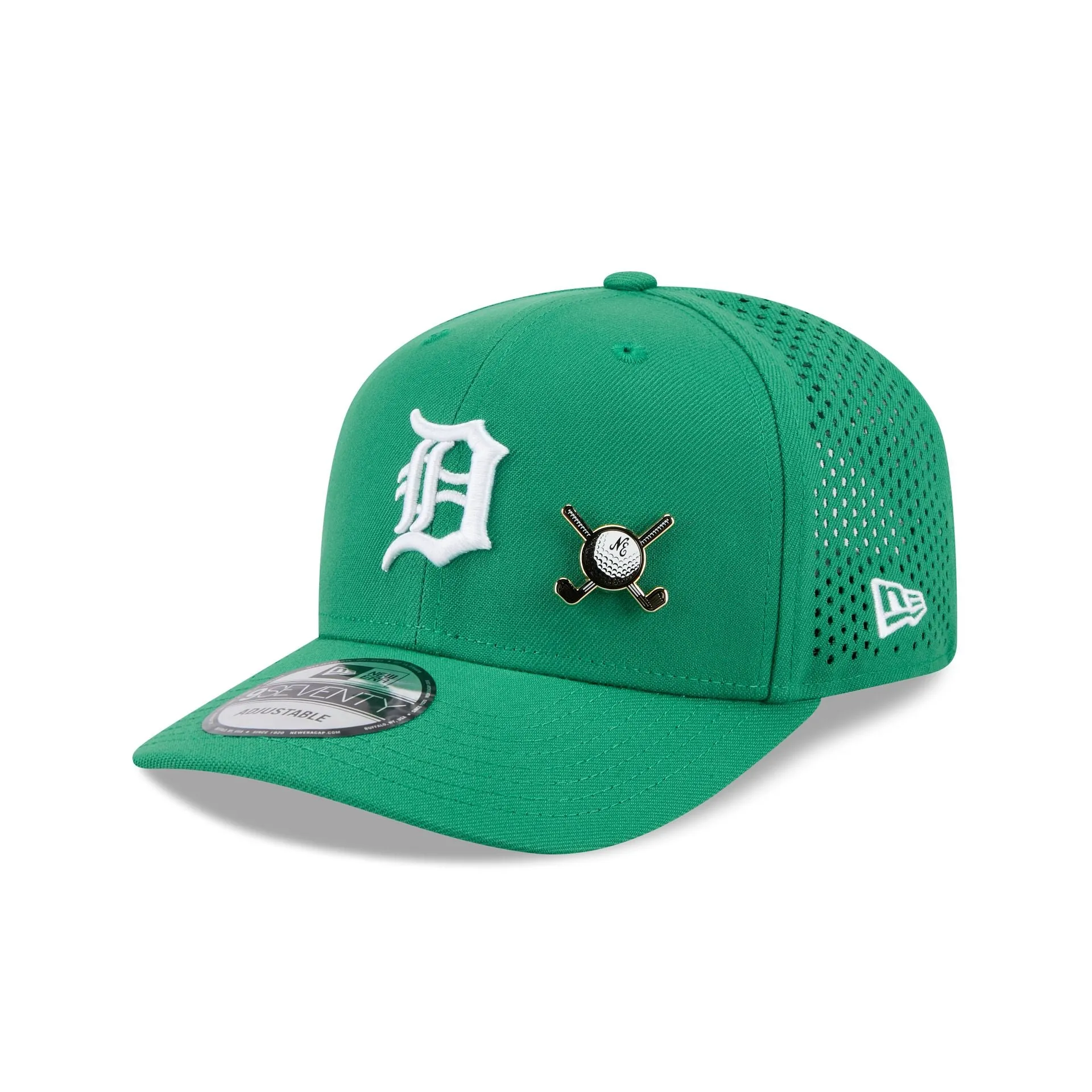 Detroit Tigers Tee Time 9SEVENTY Trucker Hat sold by New Era