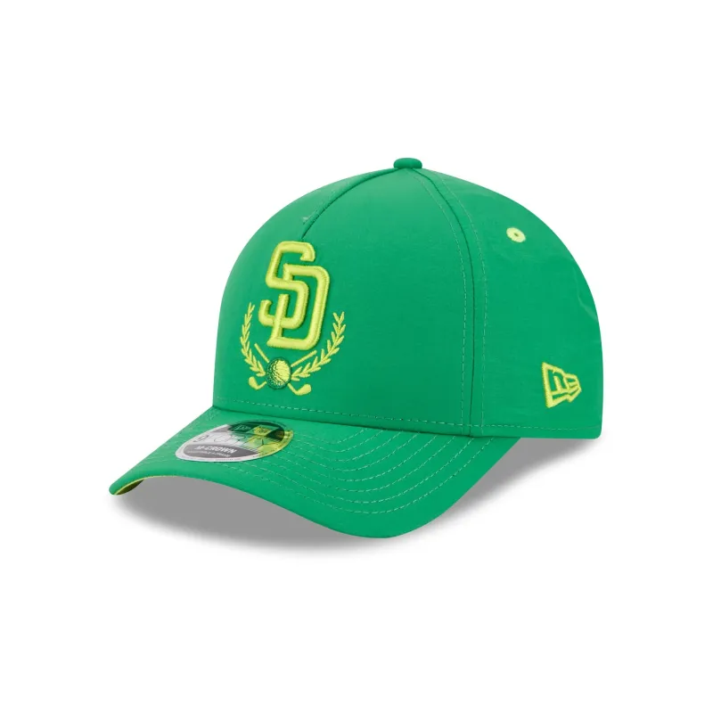 San Diego Padres Tee Time 9FORTY M-Crown A-Frame Snapback Hat sold by New Era