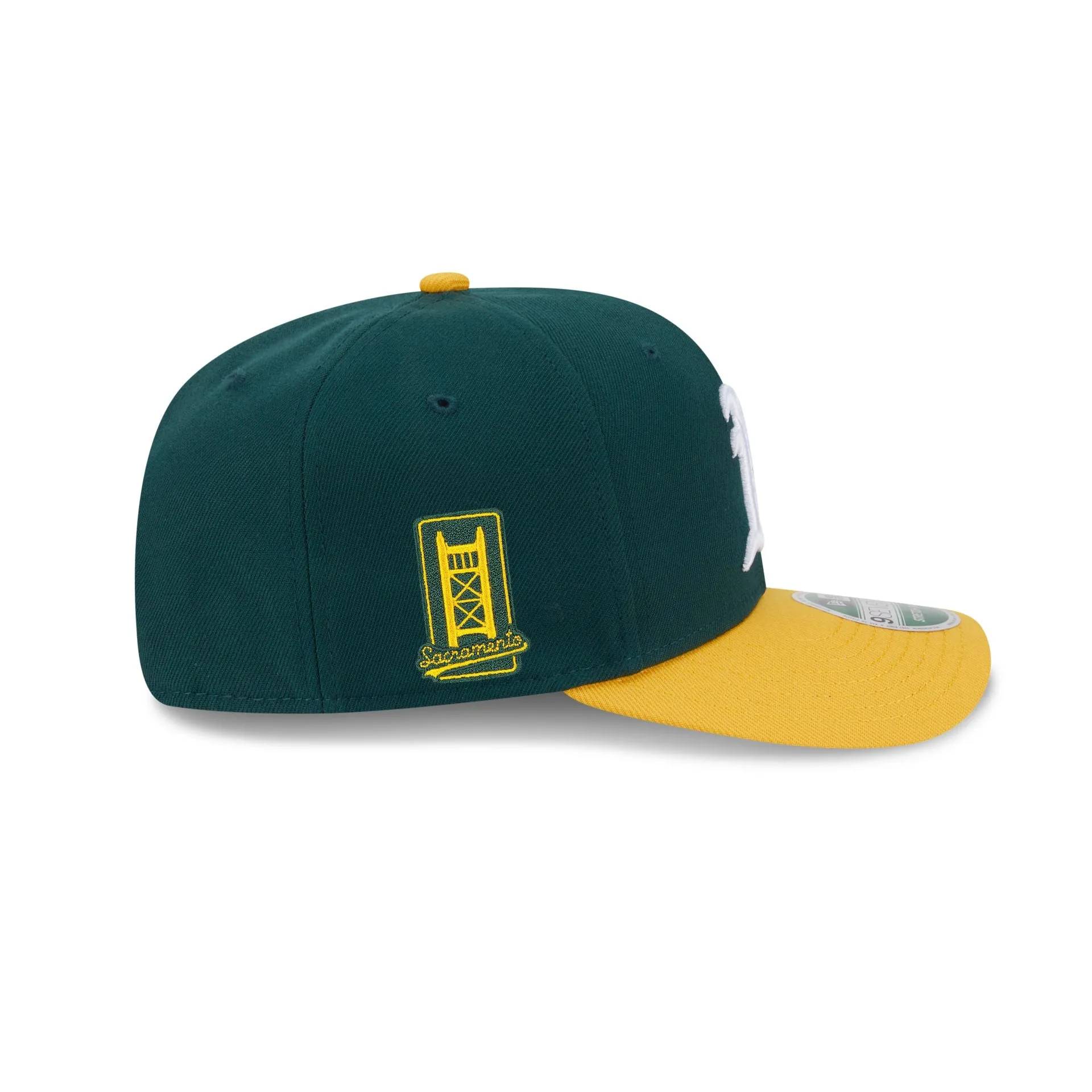 Athletics in Sacramento Sidepatch 9SEVENTY Stretch-Snap Hat sold by New Era product image thumbnail 4
