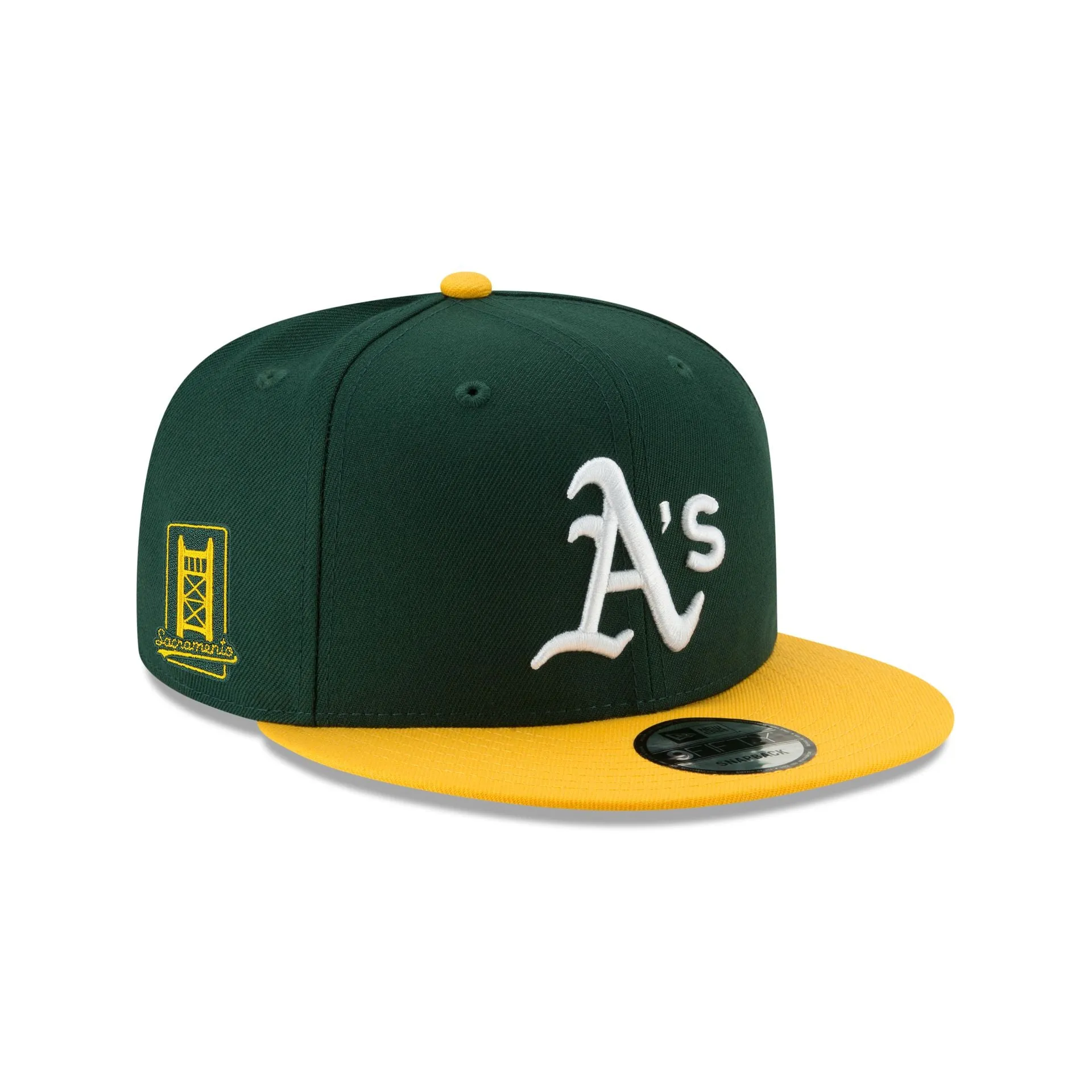 Athletics in Sacramento Sidepatch 9FIFTY Snapback Hat sold by New Era