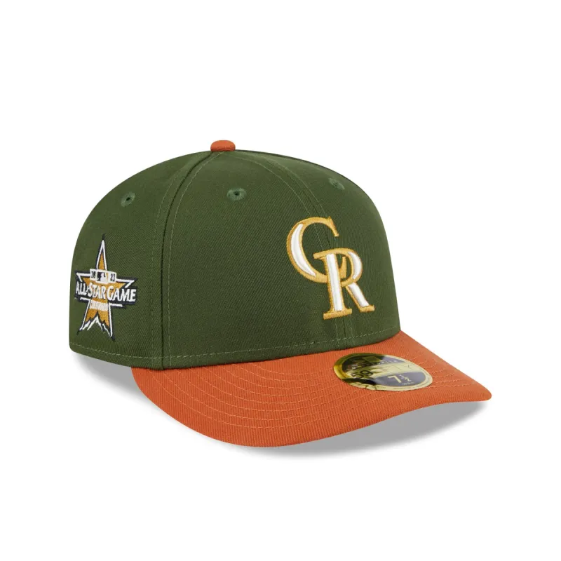 Colorado Rockies Scarlet Low Profile 59FIFTY Fitted Hat sold by New Era