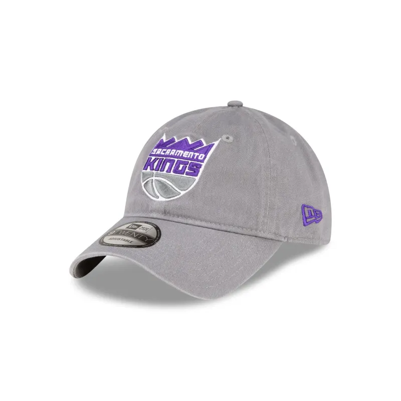 Sacramento Kings Core Classic Gray 9TWENTY Adjustable Hat sold by New Era