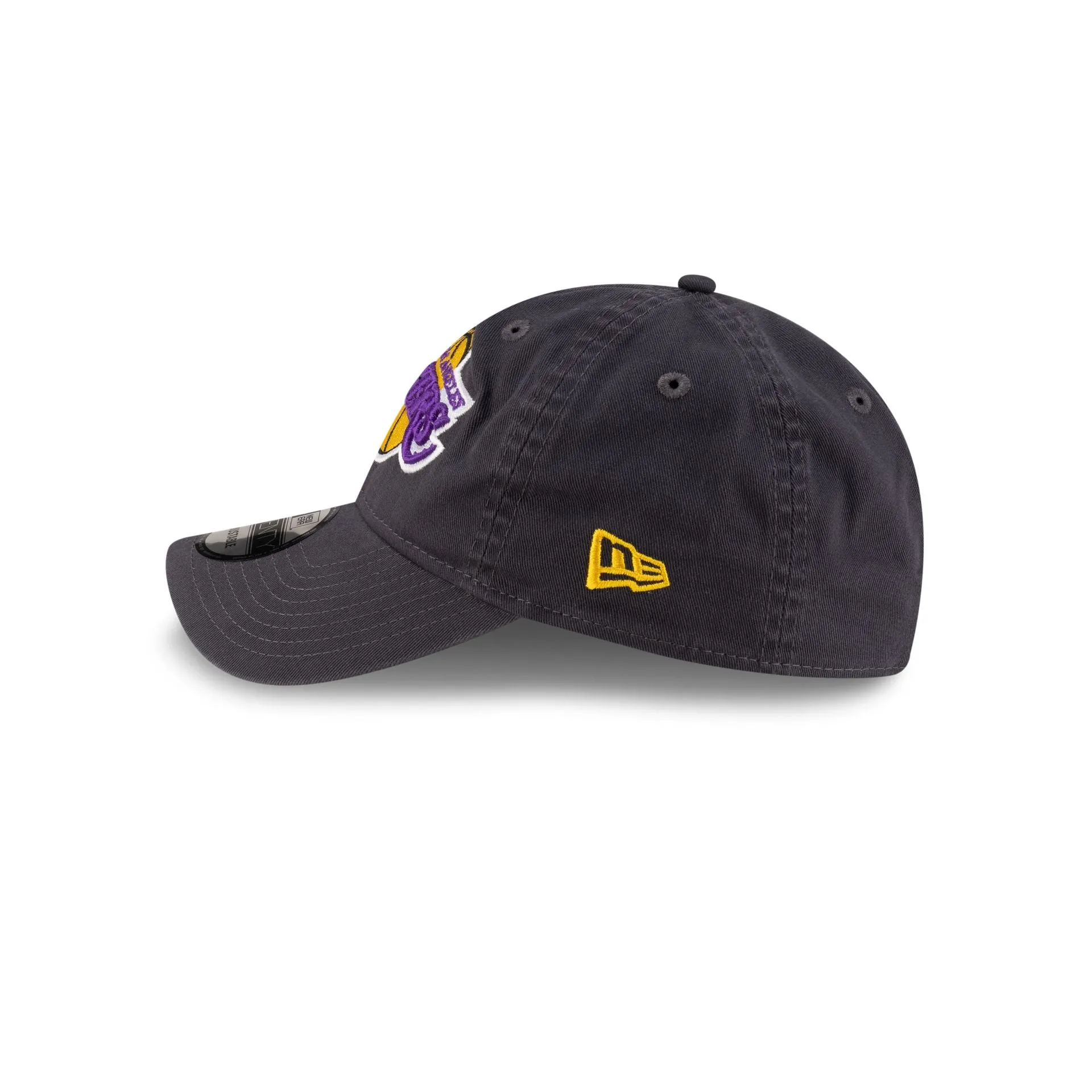 Los Angeles Lakers Core Classic Gray 9TWENTY Adjustable Hat sold by New Era product image thumbnail 4