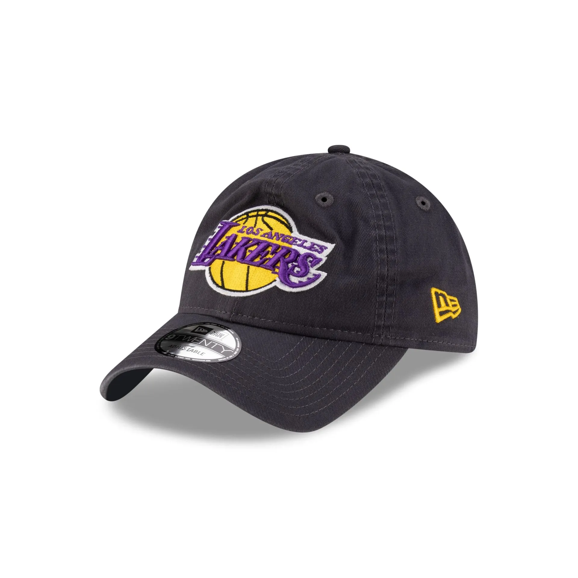 Los Angeles Lakers Core Classic Gray 9TWENTY Adjustable Hat sold by New Era