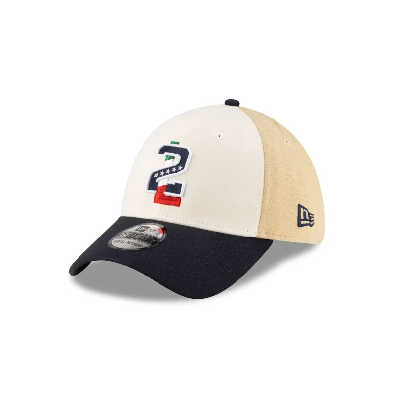 Tecolotes de los Dos Laredos LMB 100th Anniversary Away 39THIRTY Stretch Fit Hat sold by New Era