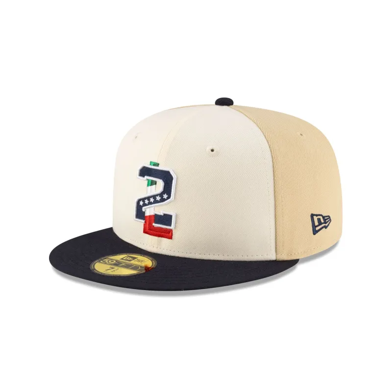 Tecolotes de los Dos Laredos LMB 100th Anniversary Away 59FIFTY Fitted Hat sold by New Era