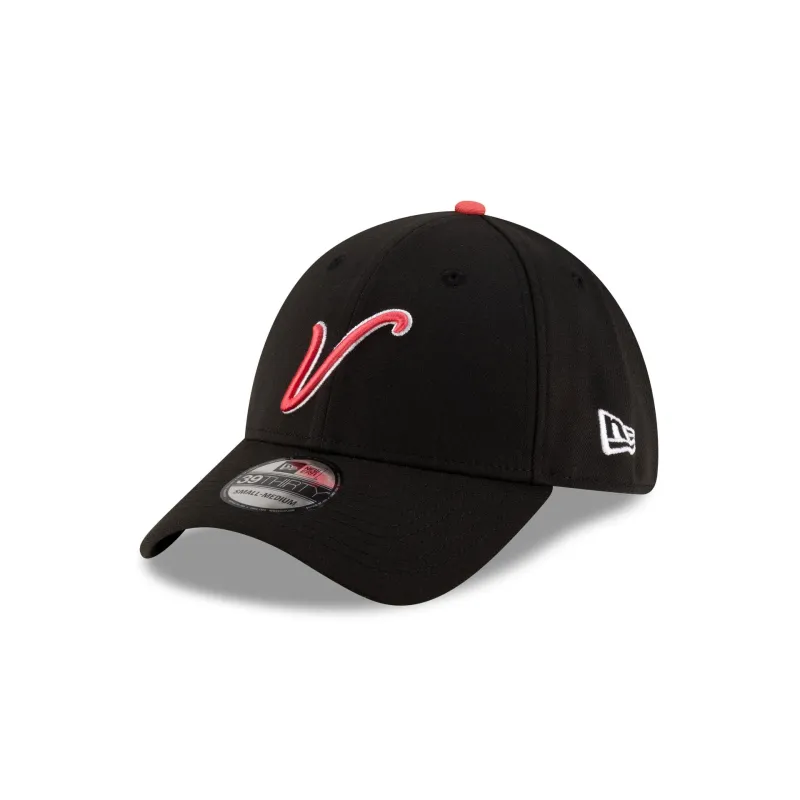 El Águila de Veracruz LMB 100th Anniversary Alt Black 39THIRTY Stretch Fit Hat sold by New Era