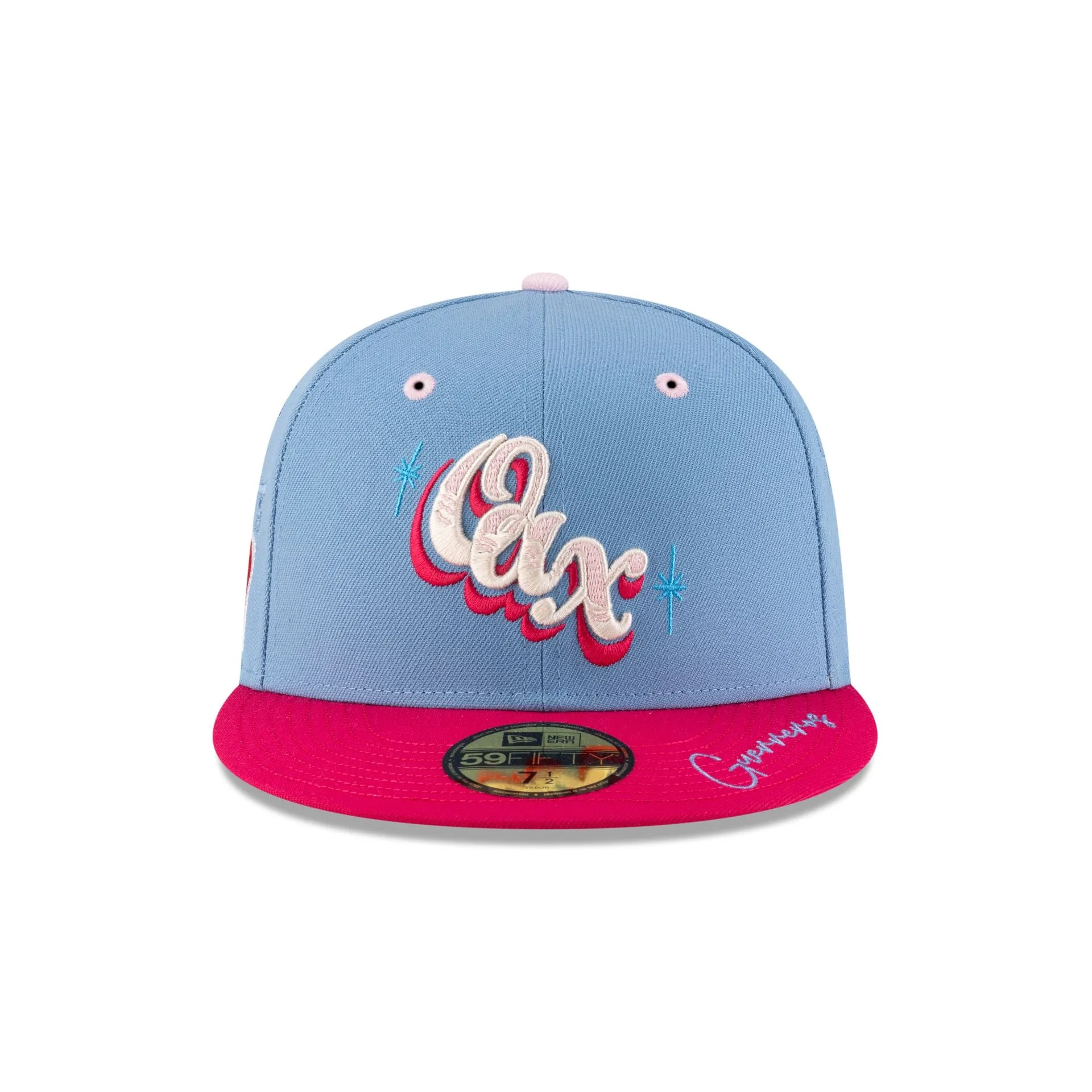 Guerreros de Oaxaca LMB 100th Anniversary Alt Blue 59FIFTY Fitted Hat sold by New Era product image thumbnail 2