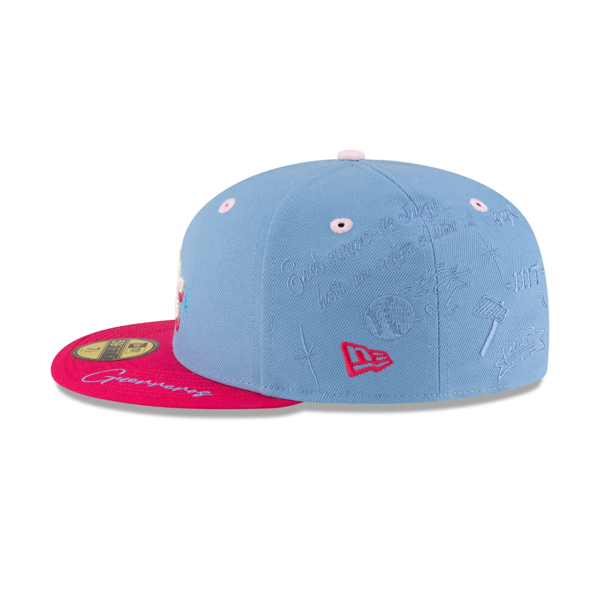 Guerreros de Oaxaca LMB 100th Anniversary Alt Blue 59FIFTY Fitted Hat sold by New Era product image thumbnail 5
