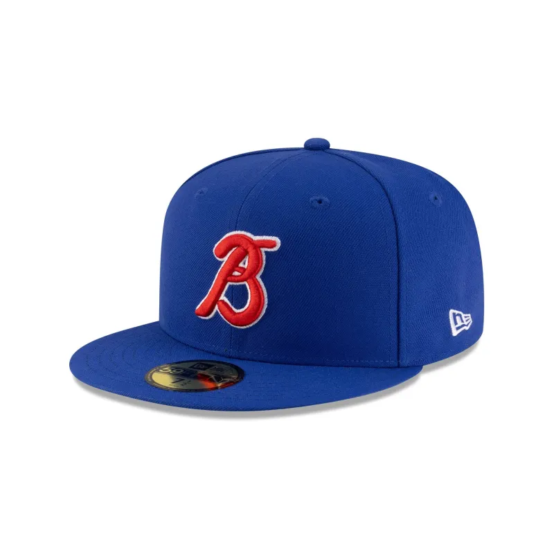 Bravos de León LMB 100th Anniversary Alt Blue 59FIFTY Fitted Hat sold by New Era