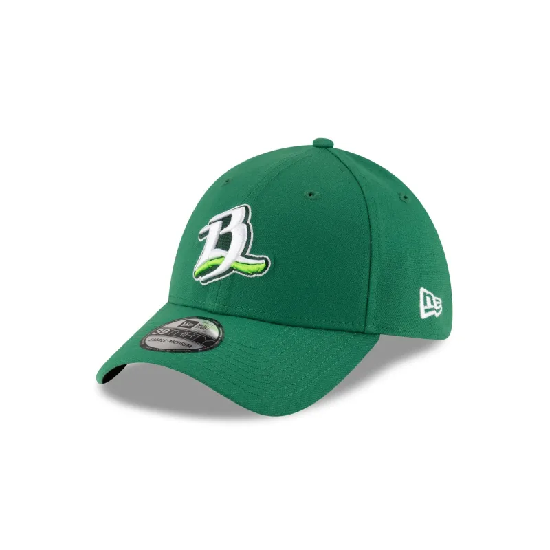 Bravos de León LMB 100th Anniversary Away 39THIRTY Stretch Fit Hat sold by New Era