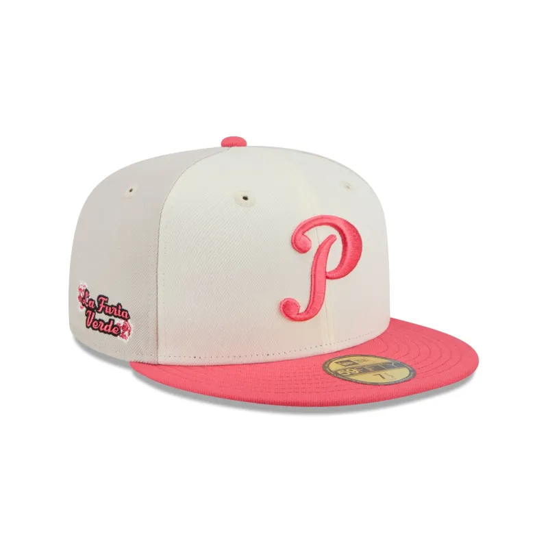 Pericos de Puebla Two-Tone Coral 59FIFTY Fitted Hat sold by New Era
