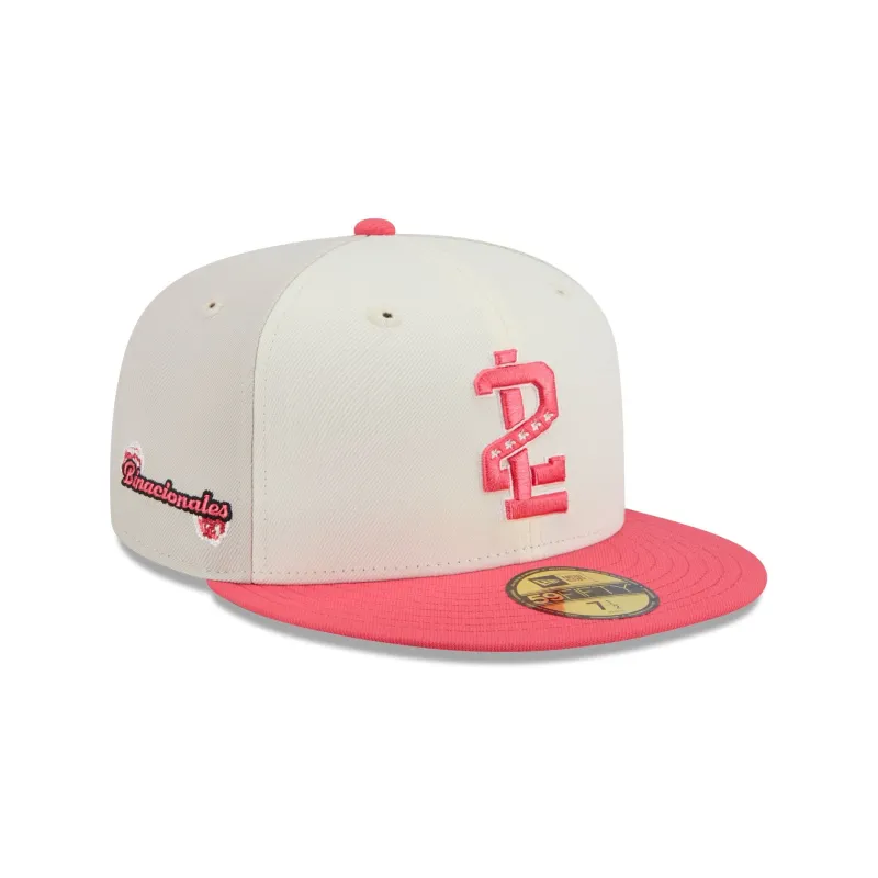 Tecolotes de los Dos Laredos Two-Tone Coral 59FIFTY Fitted Hat sold by New Era