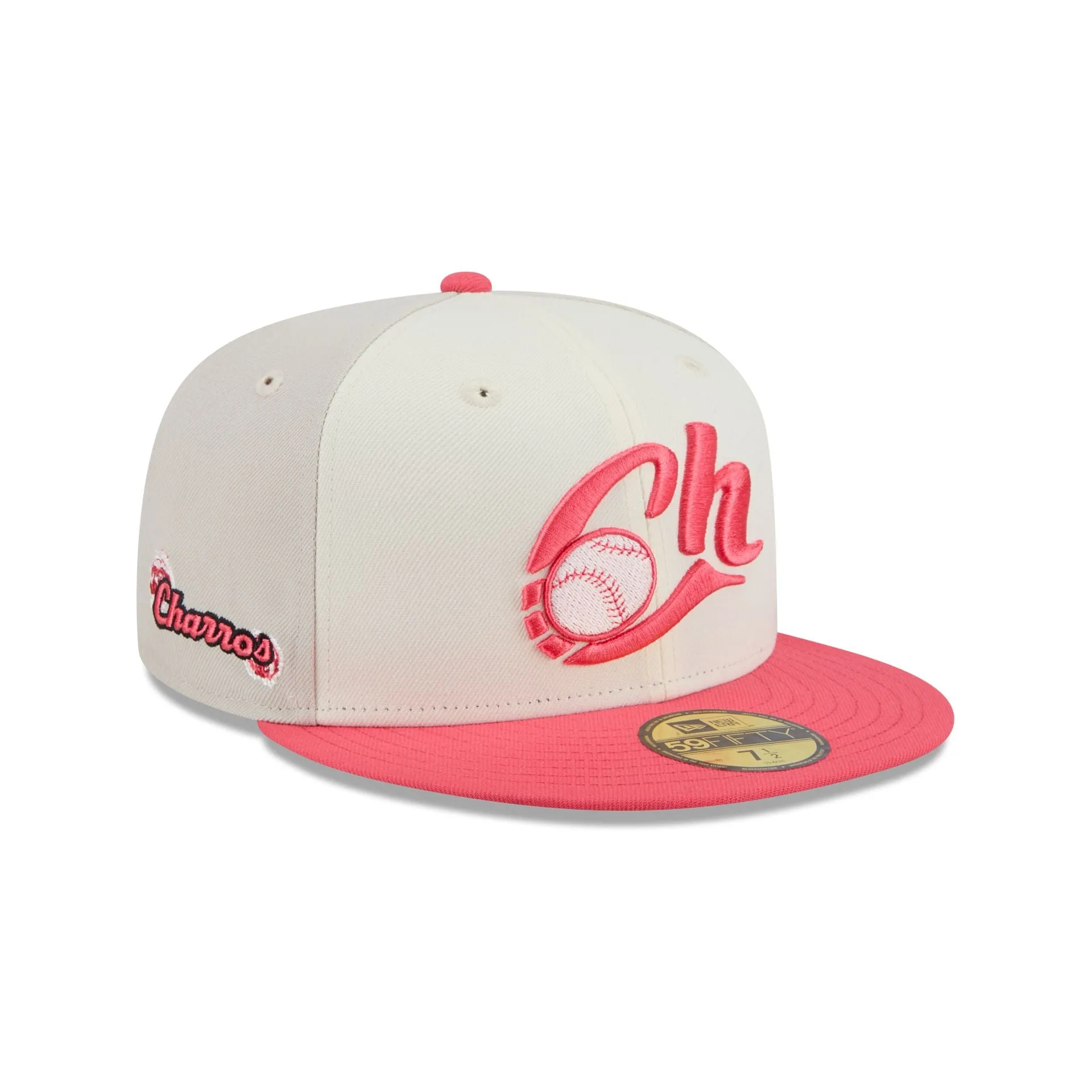 Charros de Jalisco Two-Tone Coral 59FIFTY Fitted Hat sold by New Era