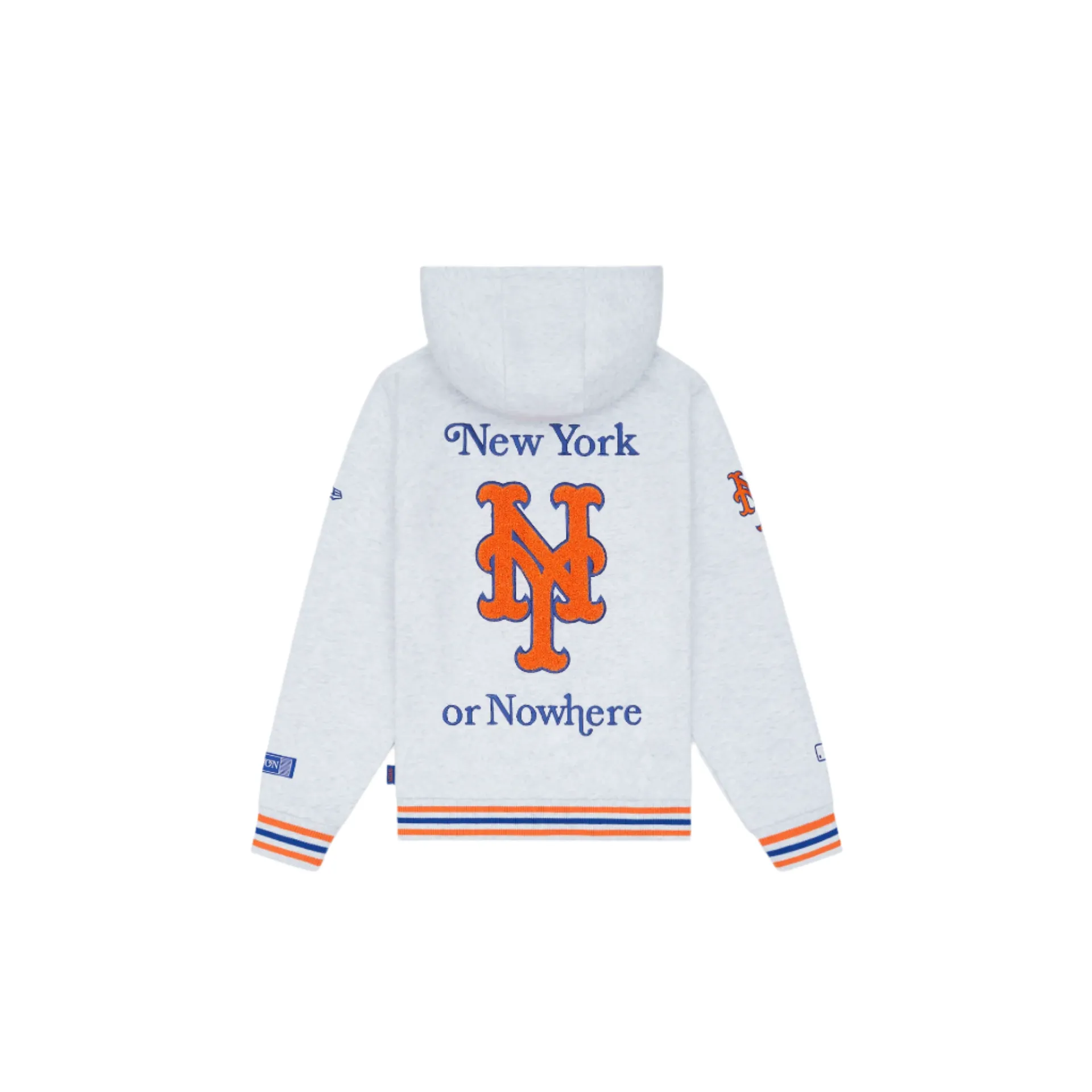 New York or Nowhere x New York Mets Youth White Full-Zip Hoodie sold by New Era product image thumbnail 2