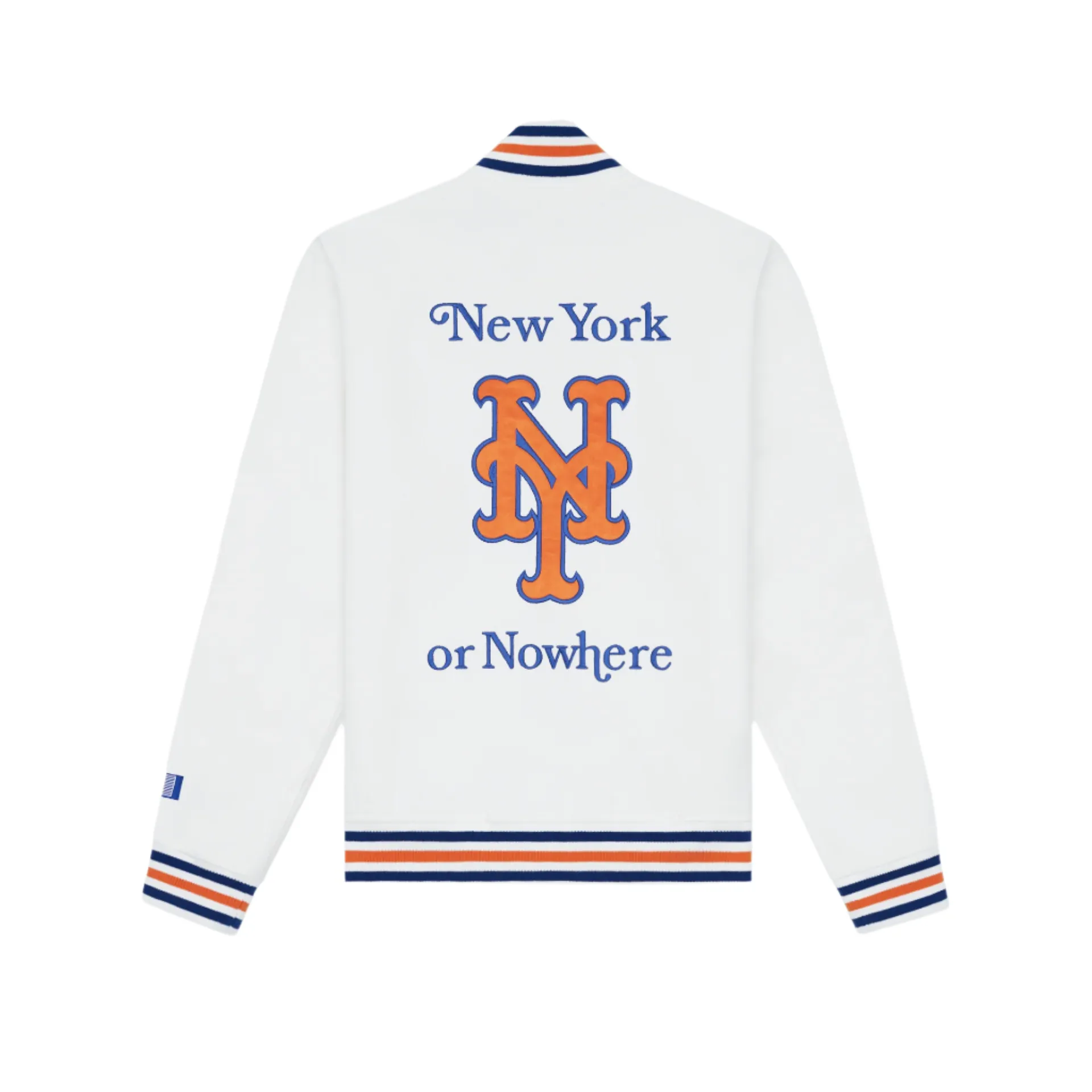 New York or Nowhere x New York Mets White Varsity Jacket sold by New Era product image thumbnail 2