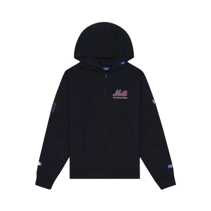 New York or Nowhere x New York Mets Black Full-Zip Hoodie sold by New Era