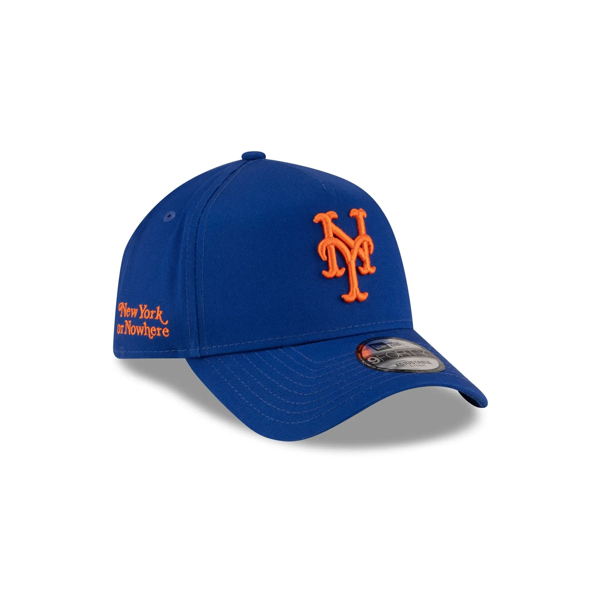 New York or Nowhere x New York Mets Light Royal 9FORTY A-Frame Snapback Hat sold by New Era