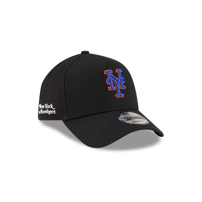 New York or Nowhere x New York Mets Black 9FORTY A-Frame Snapback Hat sold by New Era