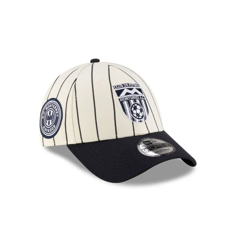 Rayados Retro Pinstripe 9FORTY Snapback Hat sold by New Era