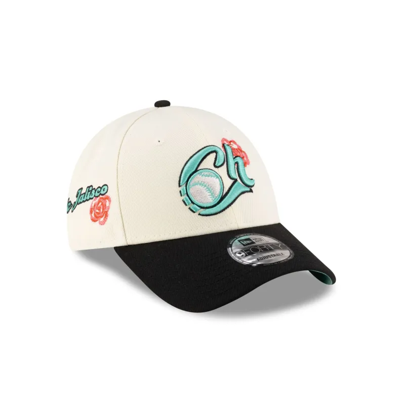 Charros de Jalisco Two-Tone Rose 9FORTY Snapback Hat sold by New Era