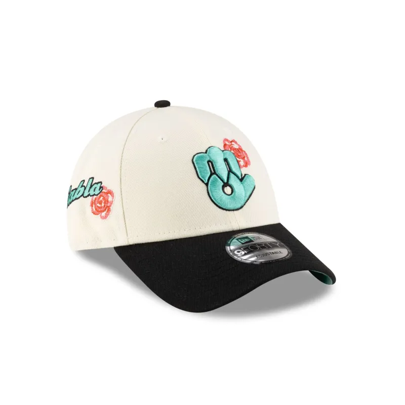 Diablos Rojos del México Two-Tone Rose 9FORTY Snapback Hat sold by New Era