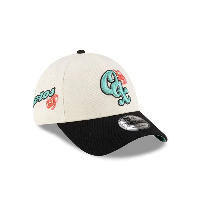 Guerreros de Oaxaca Two-Tone Rose 9FORTY Snapback Hat sold by New Era