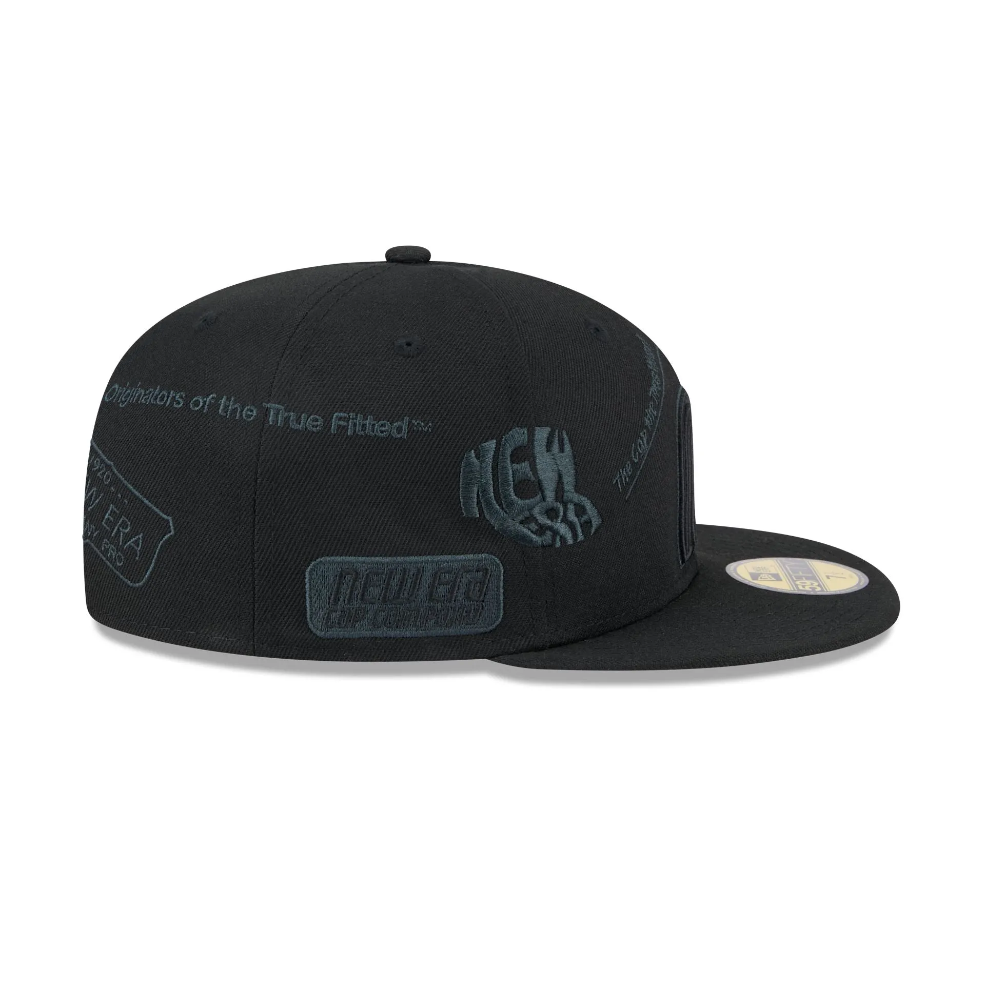 Mexico Baseball New Era Anniversary Logos Black on Black 59FIFTY Fitted Hat sold by New Era product image thumbnail 4
