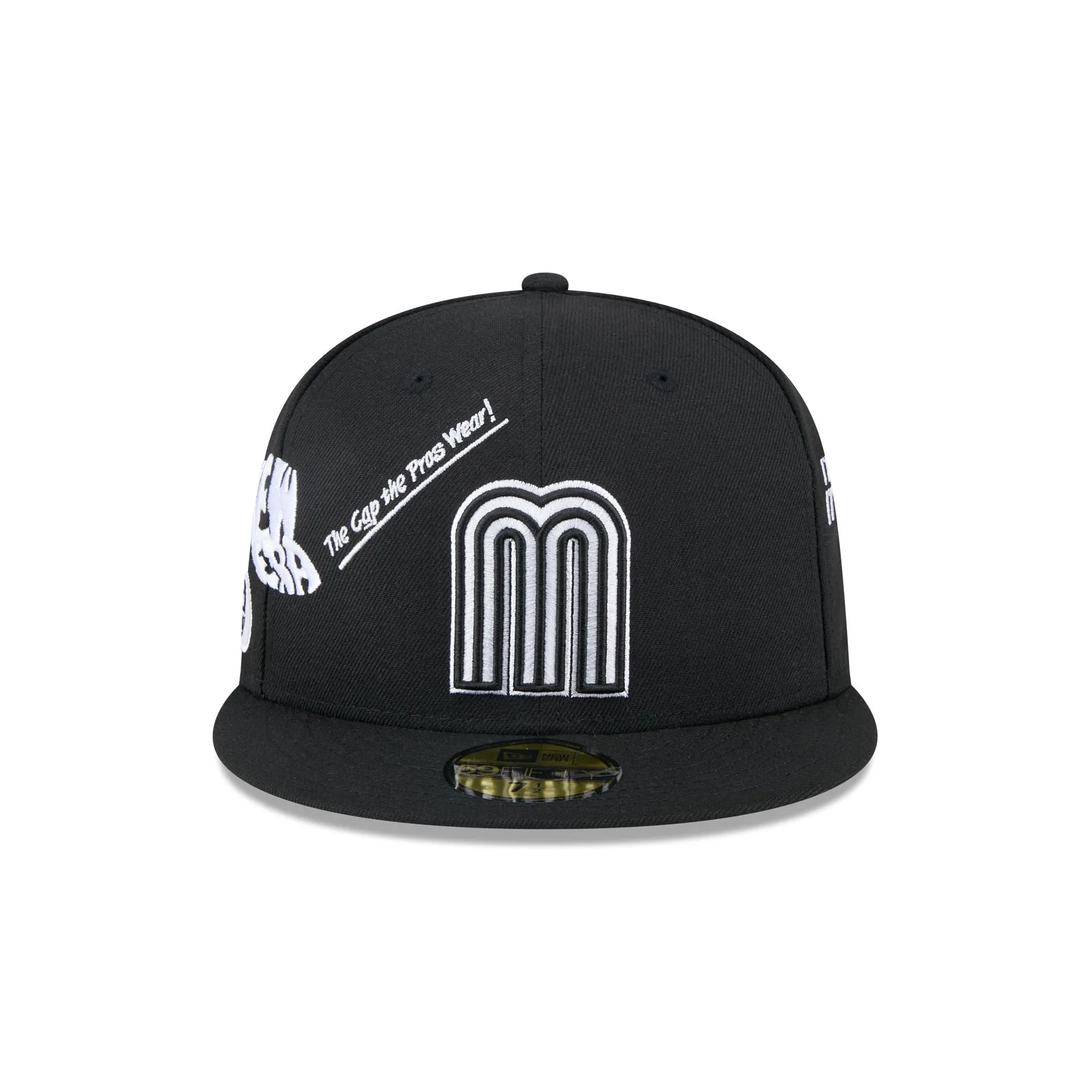 Mexico Baseball New Era Anniversary Logos Black 59FIFTY Fitted Hat sold by New Era product image thumbnail 2