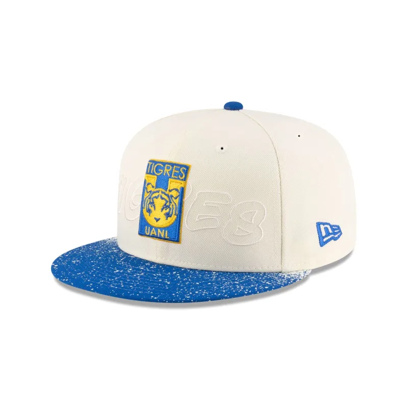 Club Tigres UANL Splattered Visor 59FIFTY Fitted Hat sold by New Era
