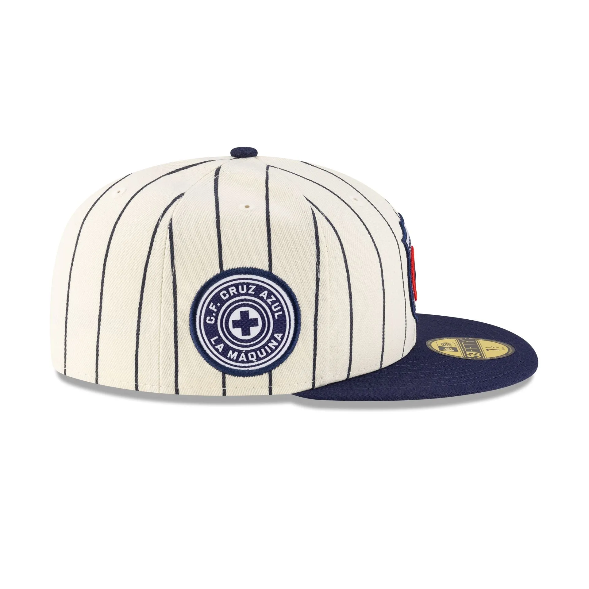 Cruz Azul Retro Pinstripe 59FIFTY Fitted Hat sold by New Era product image thumbnail 4