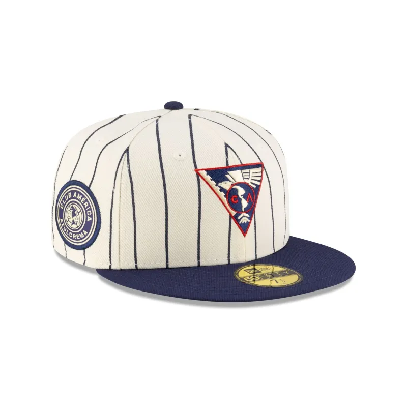Club América Retro Pinstripe 59FIFTY Fitted Hat sold by New Era