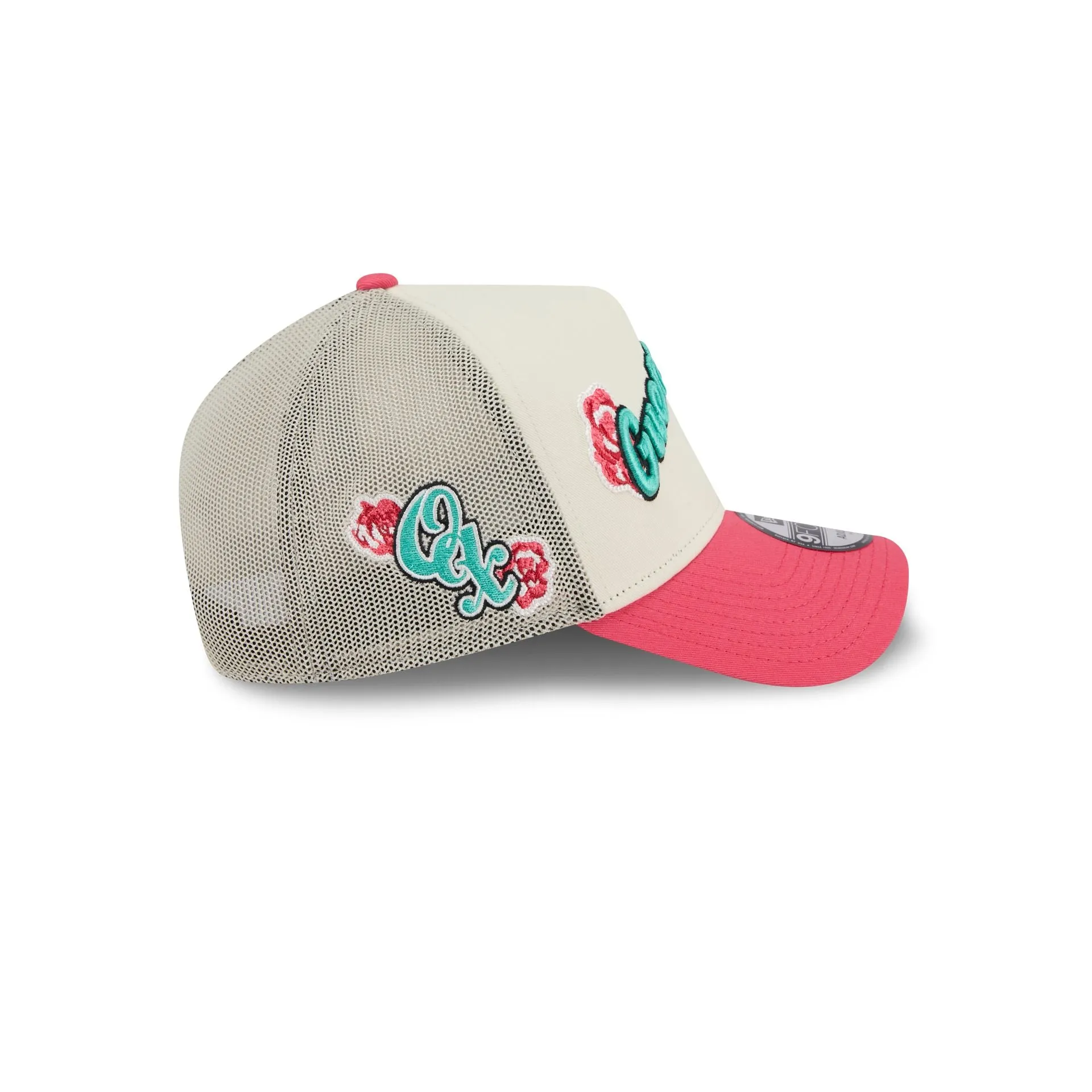 Guerreros de Oaxaca Two-Tone Pink Rose 9FORTY A-Frame Snapback Hat sold by New Era product image thumbnail 5