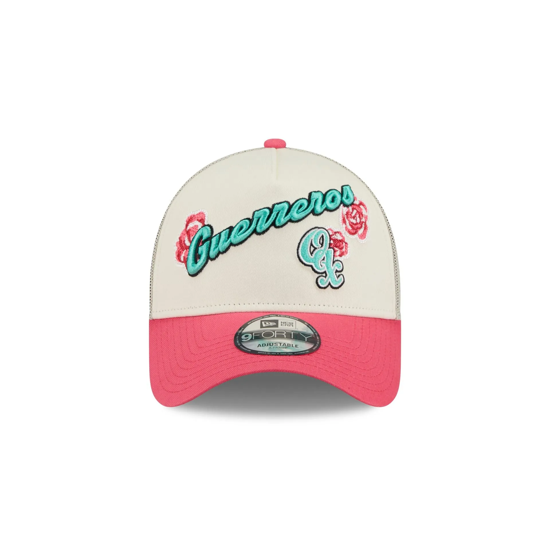 Guerreros de Oaxaca Two-Tone Pink Rose 9FORTY A-Frame Snapback Hat sold by New Era product image thumbnail 2