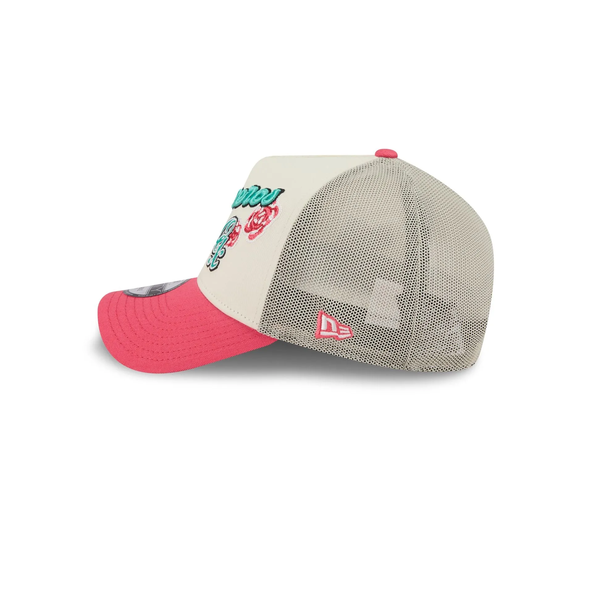 Guerreros de Oaxaca Two-Tone Pink Rose 9FORTY A-Frame Snapback Hat sold by New Era product image thumbnail 4