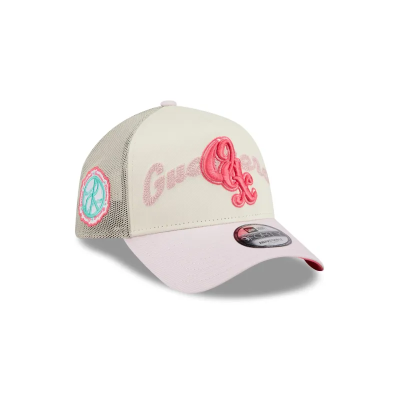 Guerreros de Oaxaca Stacked Wordmark 9FORTY A-Frame Snapback Hat sold by New Era